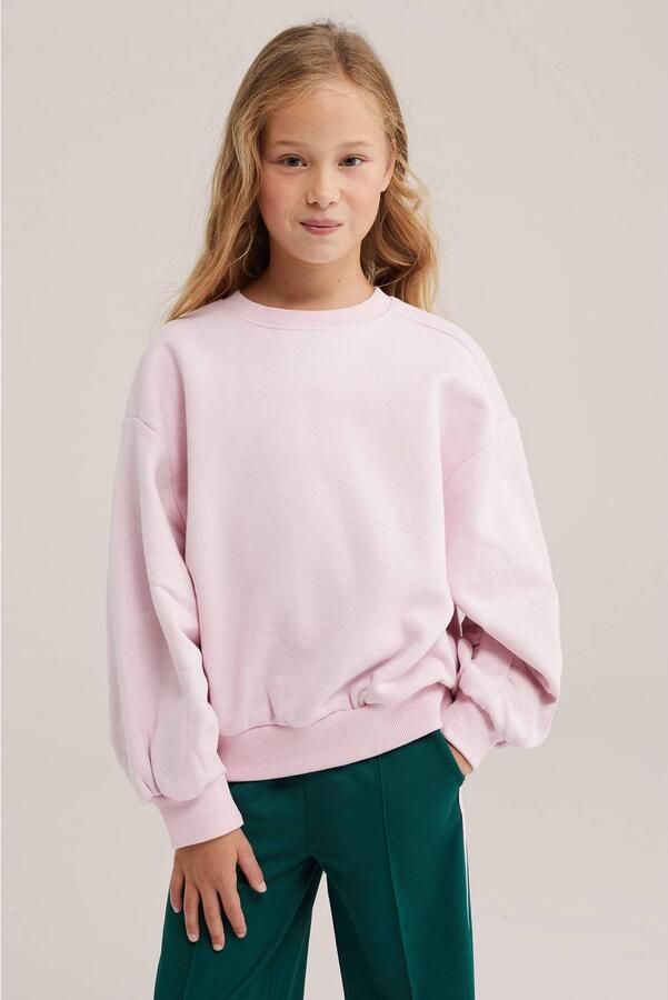 WE Fashion sweater lichtroze
