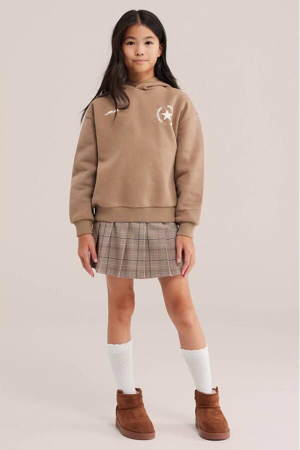 WE Fashion sweater met backprint bruin Backprint - Foto 3