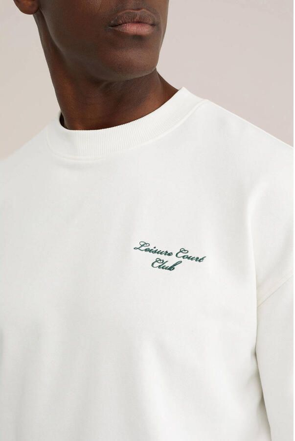 WE Fashion sweater met backprint ecru - Foto 2
