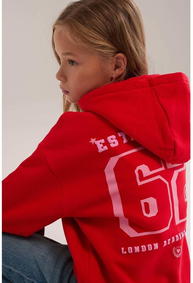 WE Fashion sweater met backprint rood Backprint - Foto 2