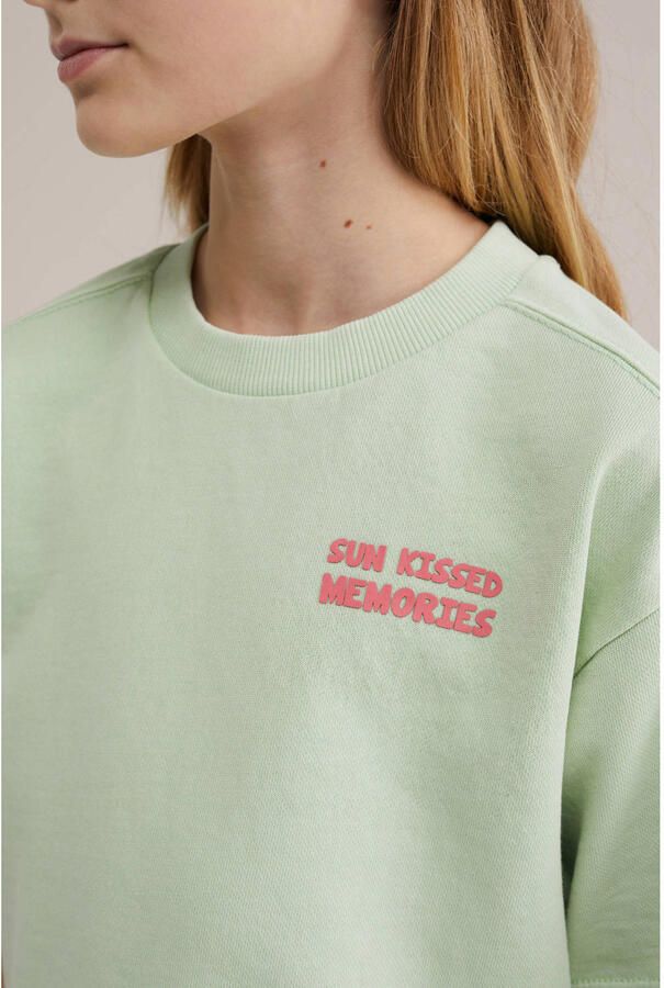 WE Fashion sweater mintgroen - Foto 2
