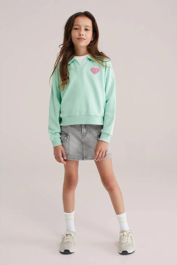 WE Fashion sweater mintgroen - Foto 2