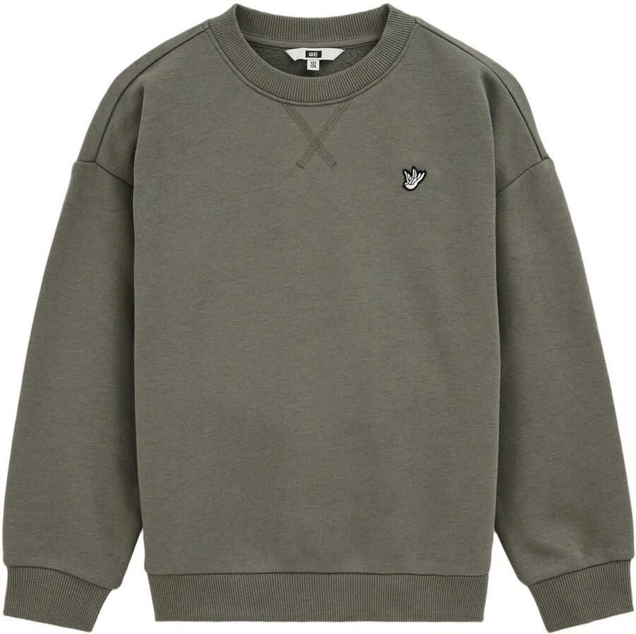 WE Fashion sweater olijfgroen