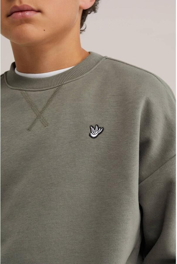 WE Fashion sweater olijfgroen - Foto 2