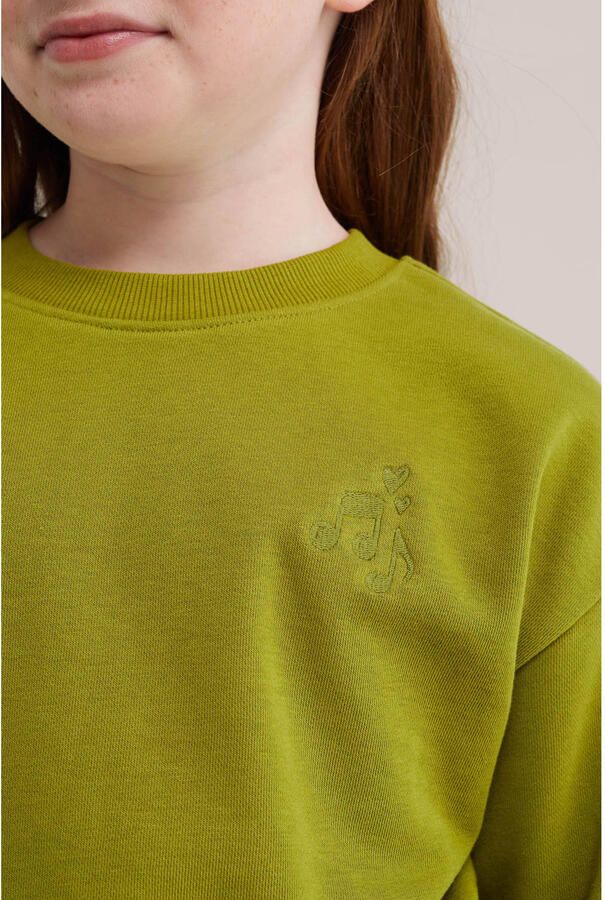 WE Fashion sweater olijfgroen - Foto 2