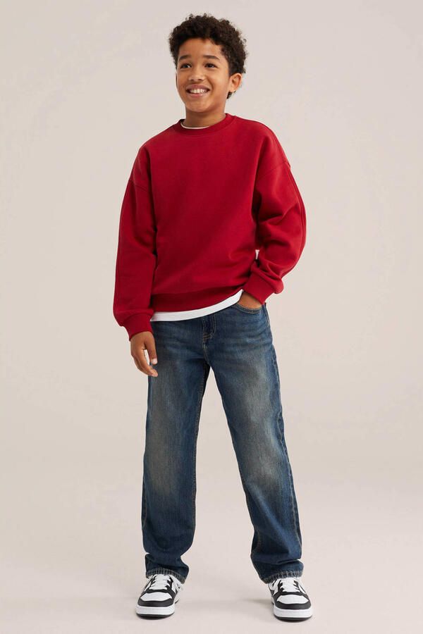 WE Fashion Blue Ridge sweater rood - Foto 3