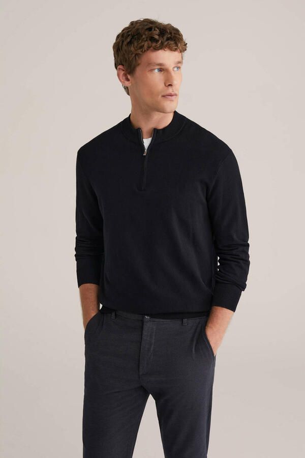 WE Fashion sweater zwart
