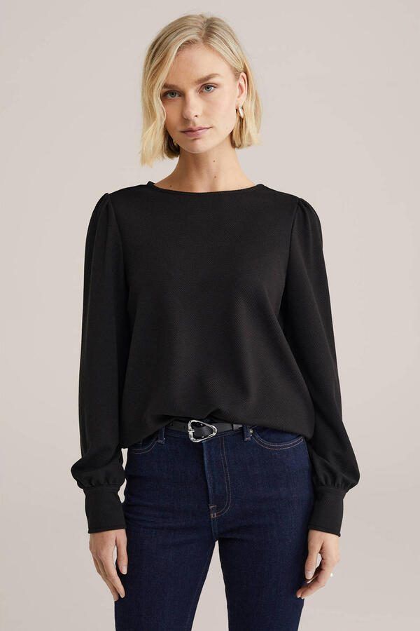 WE Fashion sweater zwart