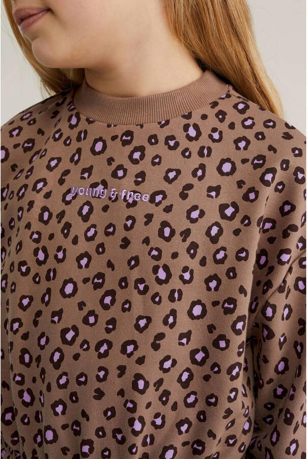 WE Fashion sweatjurk bruin - Foto 2