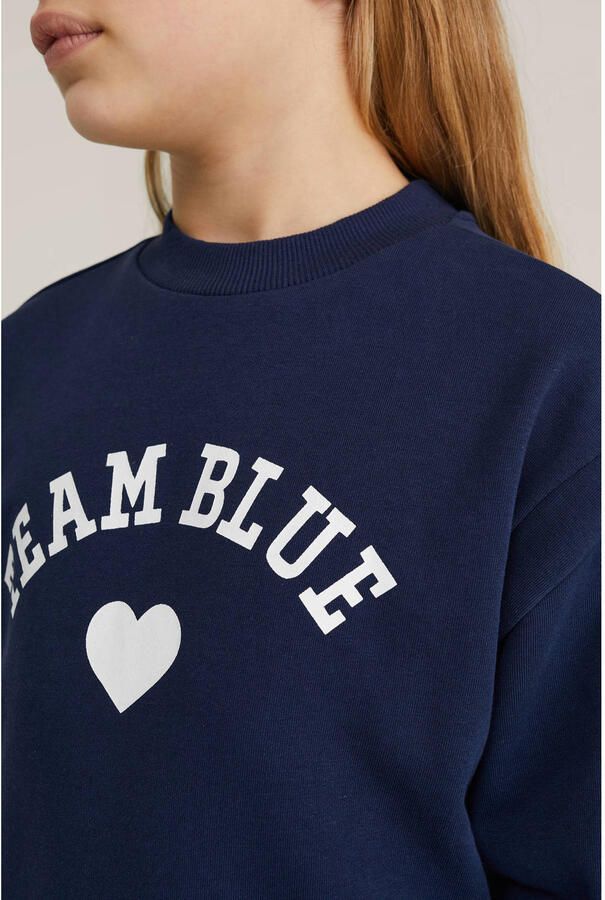 WE Fashion sweatjurk donkerblauw - Foto 2