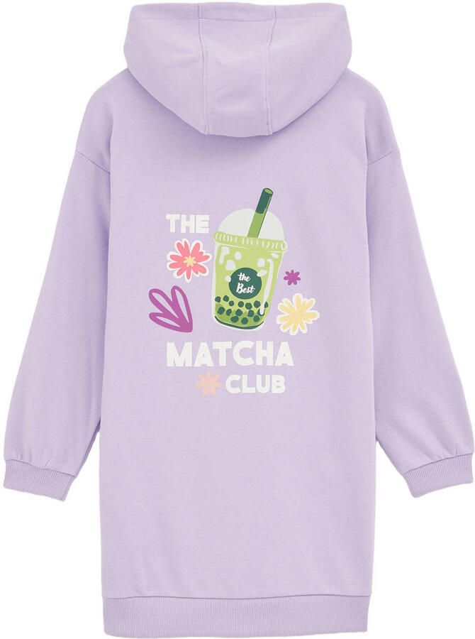 WE Fashion sweatjurk met backprint paars - Foto 2