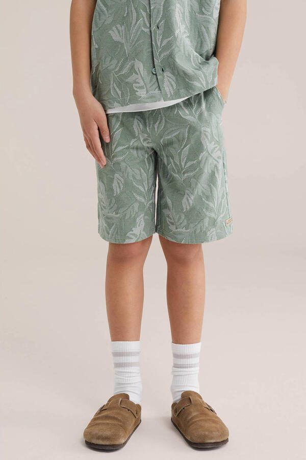 WE Fashion sweatshort groen