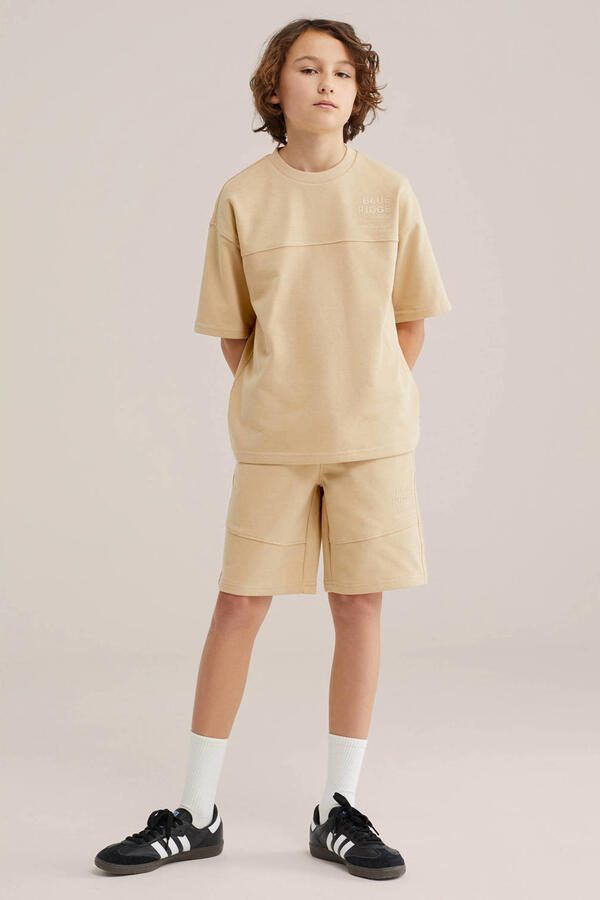 WE Fashion sweatshort lichtbruin - Foto 2
