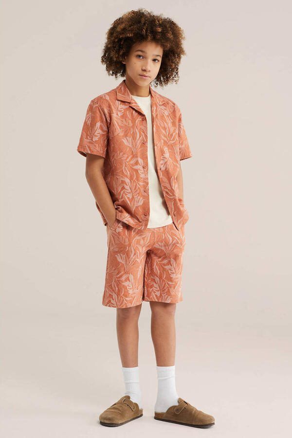 WE Fashion sweatshort oranje