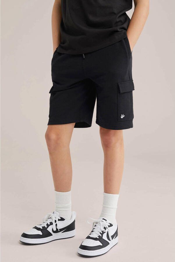 WE Fashion sweatshort zwart