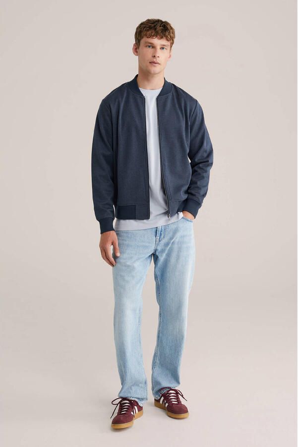 WE Fashion sweatvest blauw - Foto 2