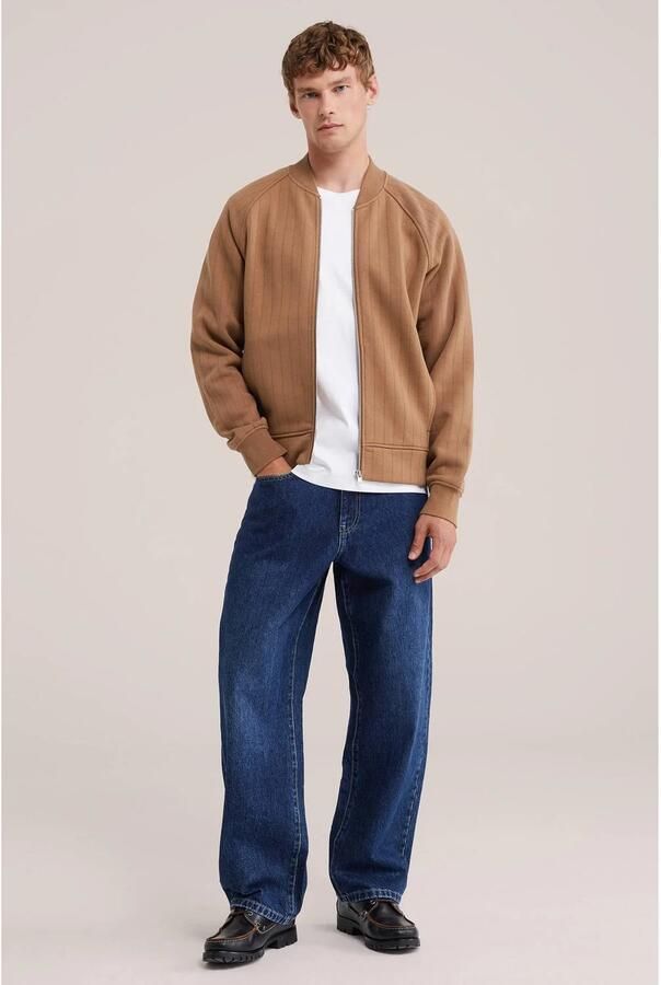 WE Fashion sweatvest bruin - Foto 3