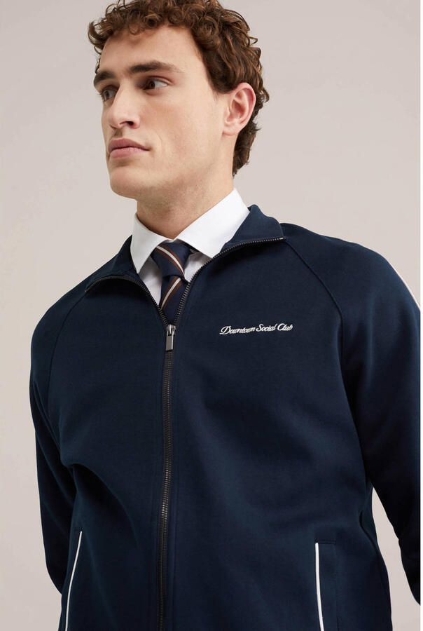 WE Fashion sweatvest donkerblauw - Foto 2