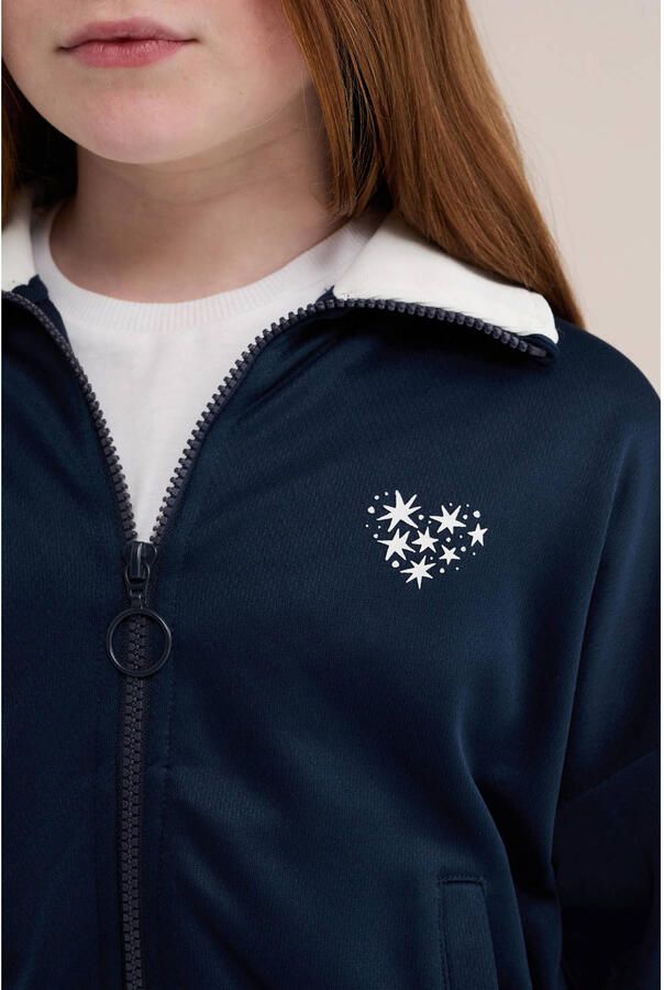 WE Fashion sweatvest donkerblauw - Foto 2