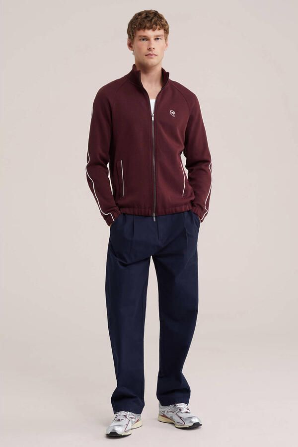 WE Fashion sweatvest met borduursels acorn - Foto 2