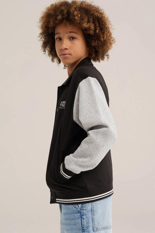 WE Fashion sweatvest zwart - Foto 2