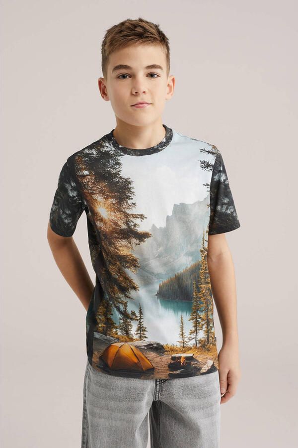 WE Fashion T-shirt blauw