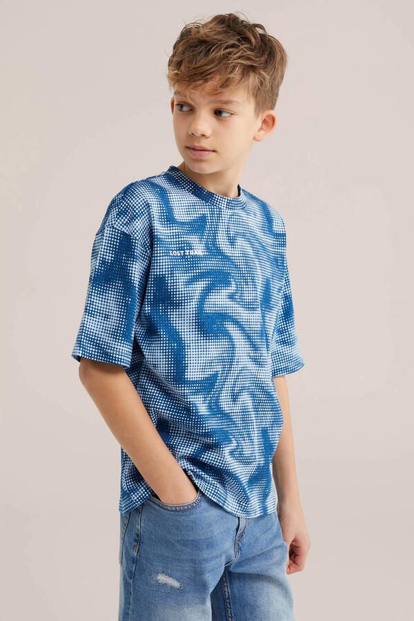 WE Fashion T-shirt blauw