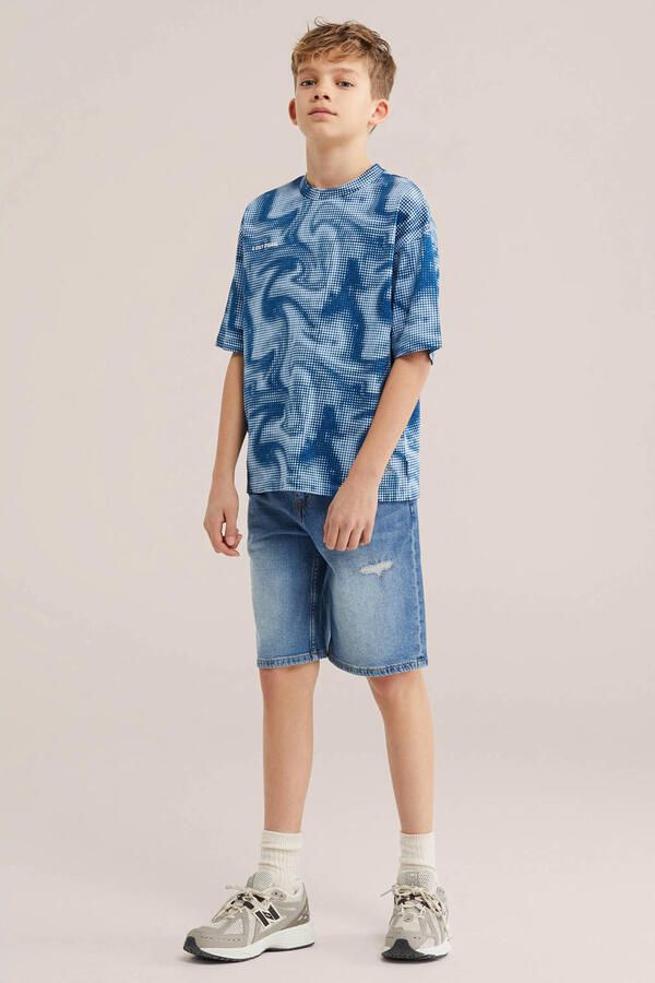 WE Fashion T-shirt blauw - Foto 3