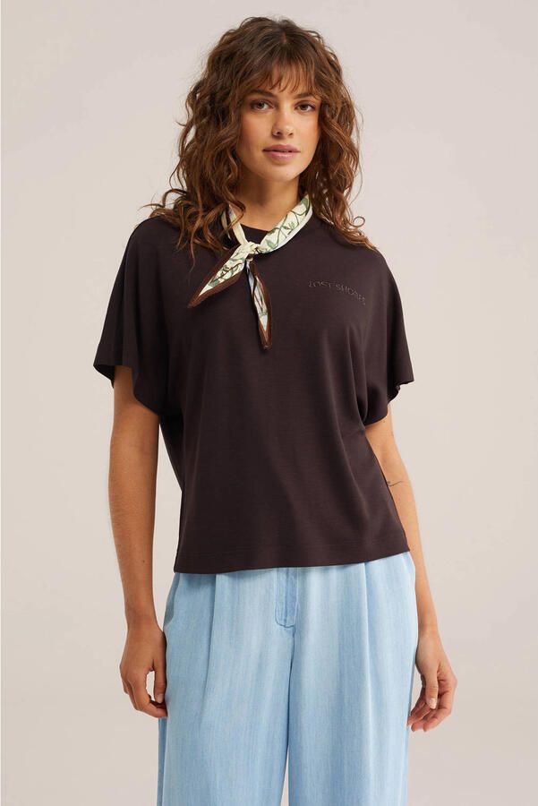 WE Fashion T-shirt bruin
