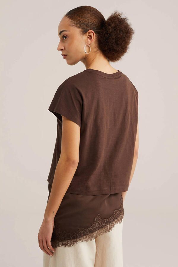 WE Fashion T-shirt bruin - Foto 2