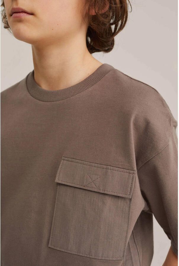 WE Fashion T-shirt bruin - Foto 2