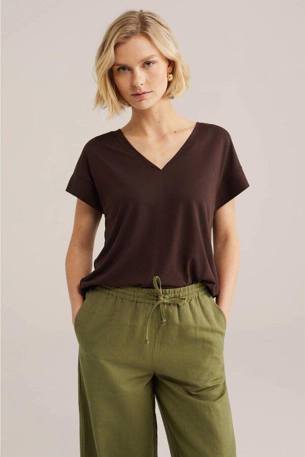 WE Fashion T-shirt bruin