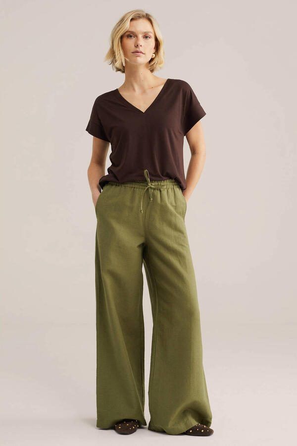 WE Fashion T-shirt bruin - Foto 3
