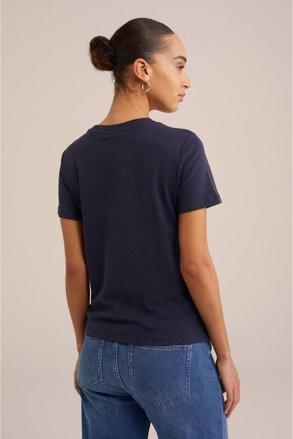 WE Fashion T-shirt donkerblauw - Foto 2