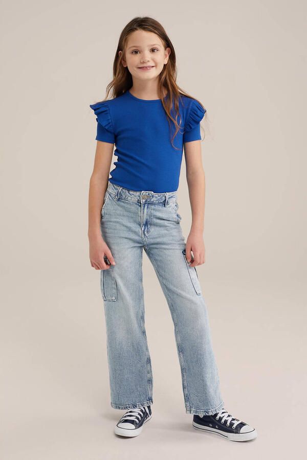 WE Fashion T-shirt donkerblauw - Foto 3