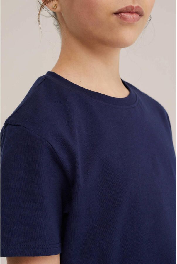 WE Fashion T-shirt donkerblauw - Foto 2