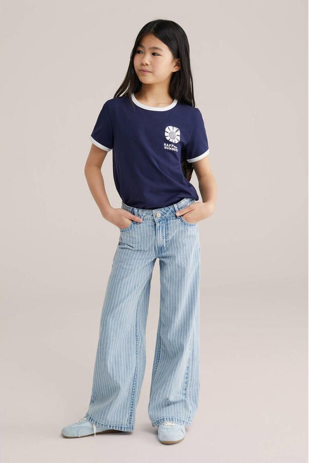 WE Fashion T-shirt donkerblauw - Foto 2