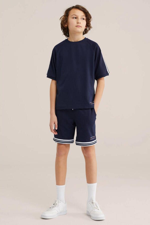 WE Fashion T-shirt donkerblauw - Foto 3