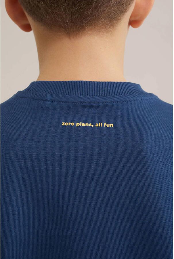 WE Fashion T-shirt donkerblauw - Foto 2