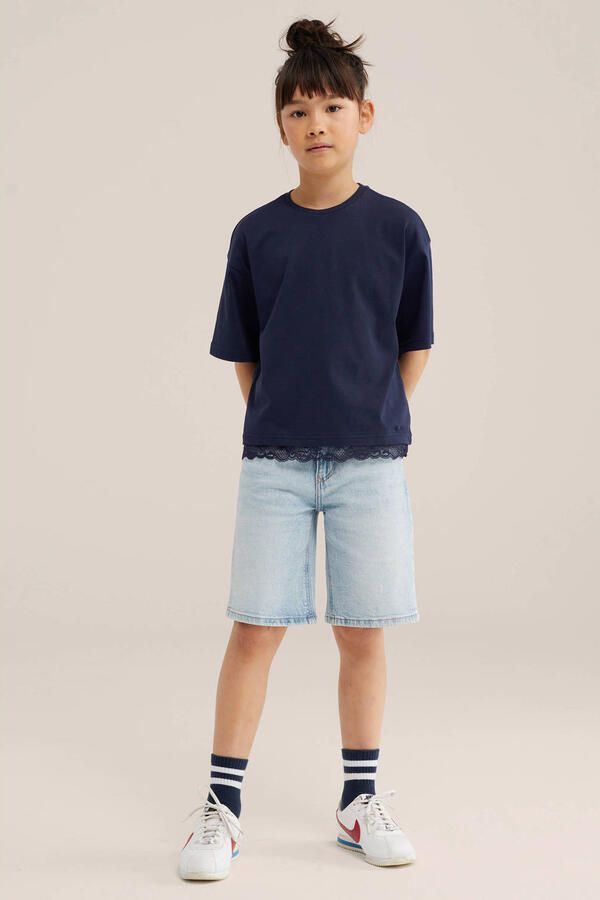 WE Fashion T-shirt donkerblauw - Foto 3