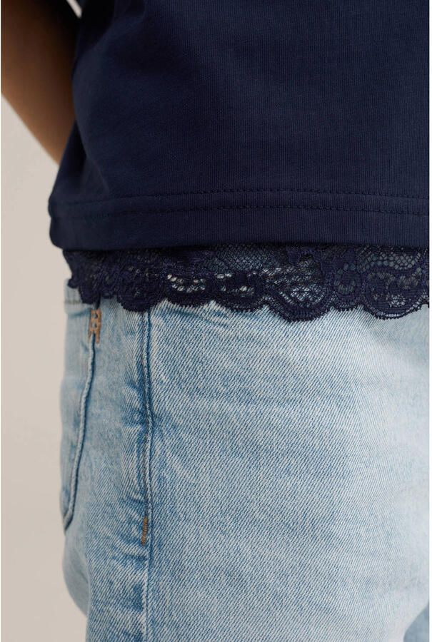 WE Fashion T-shirt donkerblauw - Foto 2