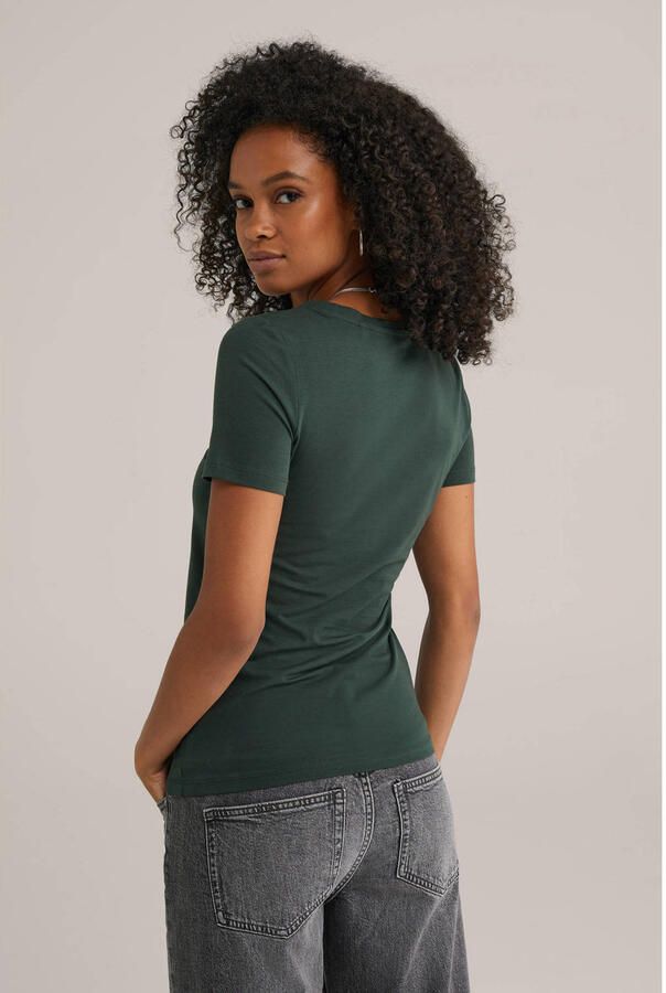 WE Fashion T-shirt donkergroen - Foto 2