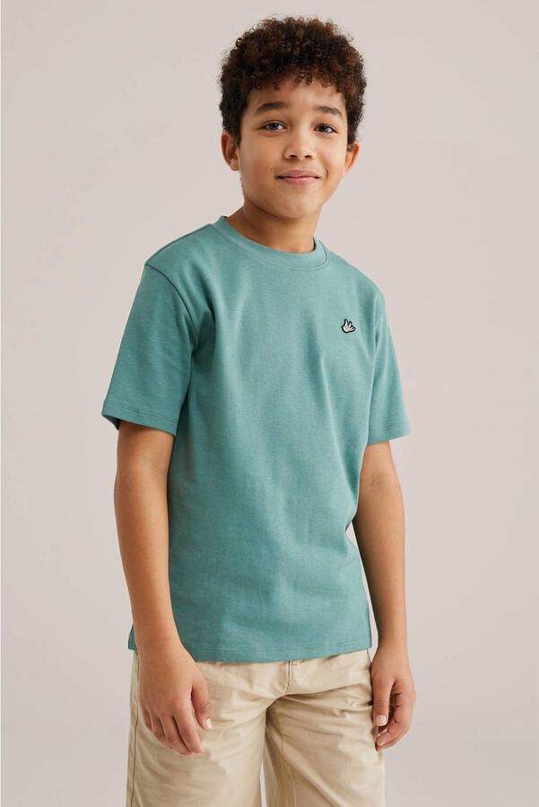 WE Fashion T-shirt donkergroen - Foto 2