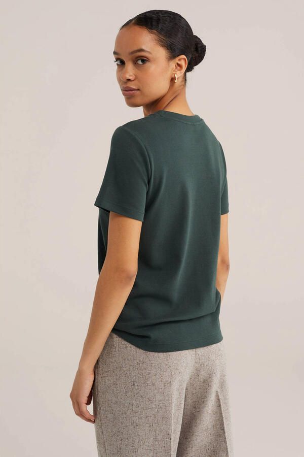 WE Fashion T-shirt donkergroen - Foto 2