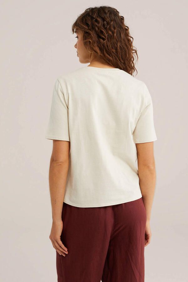 WE Fashion T-shirt ecru - Foto 2