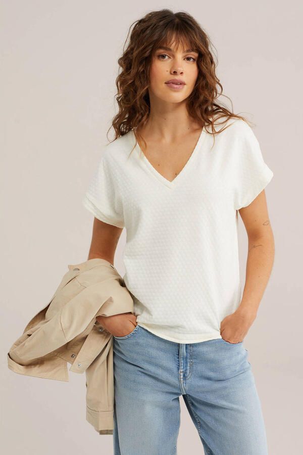 WE Fashion T-shirt ecru