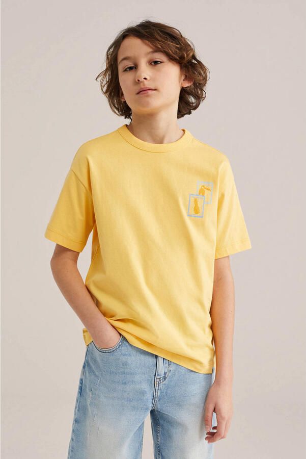 WE Fashion T-shirt geel