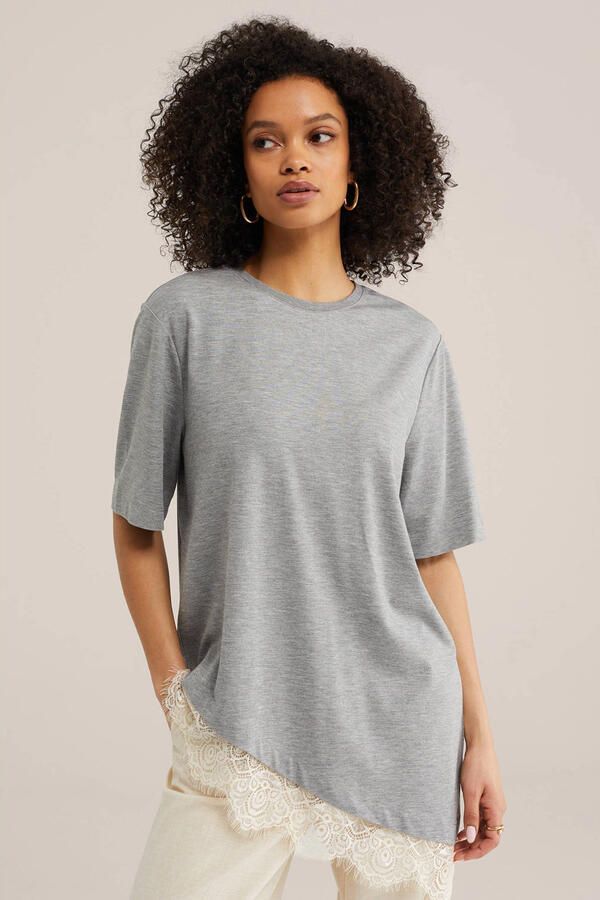 WE Fashion T-shirt grijs