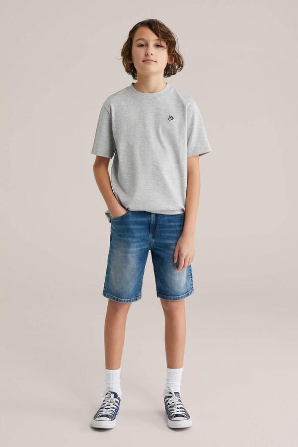 WE Fashion Blue Ridge denim short medium blue denim - Foto 2