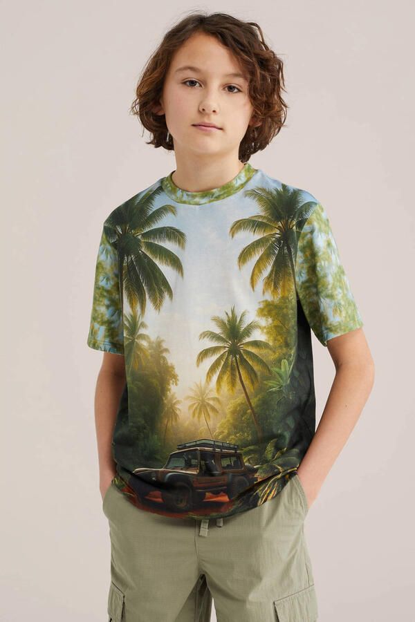 WE Fashion T-shirt groen